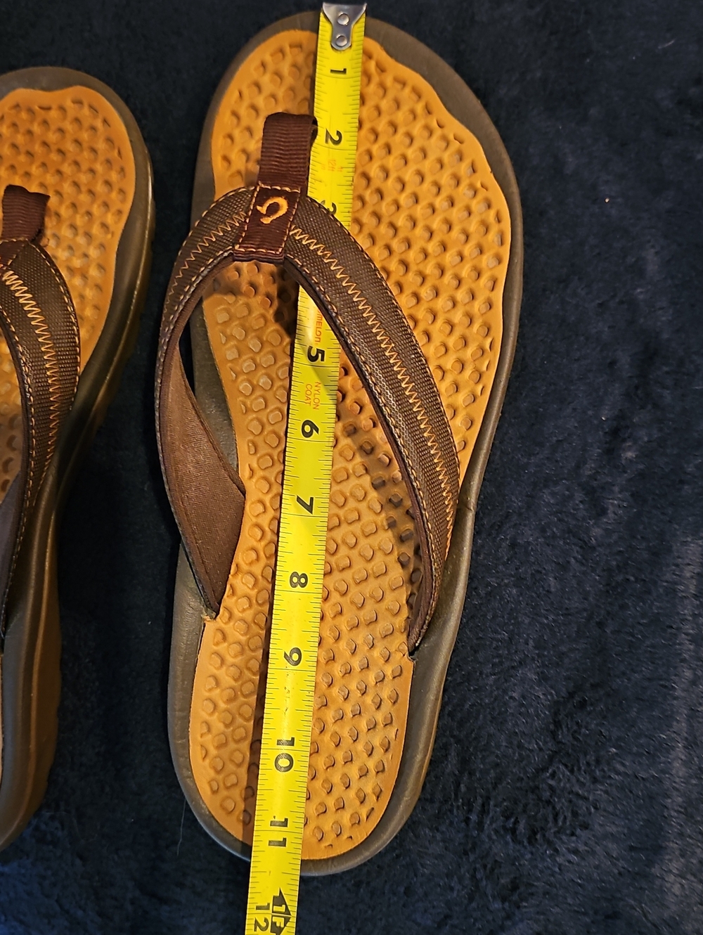 OLUKAI EHUKAI Brown Flip-Flops (Men's US M 11) - Picture 11 of 12